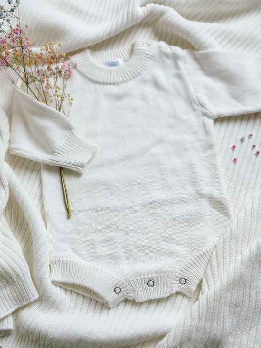 Knitted Baby Romper