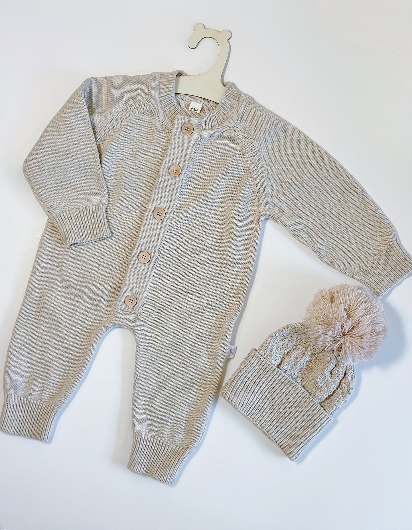 Snuggle Me Romper & Hat Set